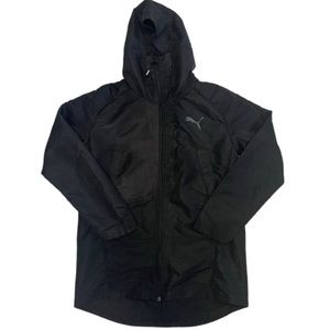 Puma mobility jacket forest night storm cell water repellent black windbreaker